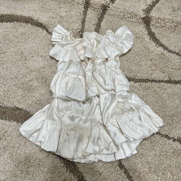 FINAL PRICE. NWT Azeeza Silk Ruffle Tiered Dress - Picture 5 of 6